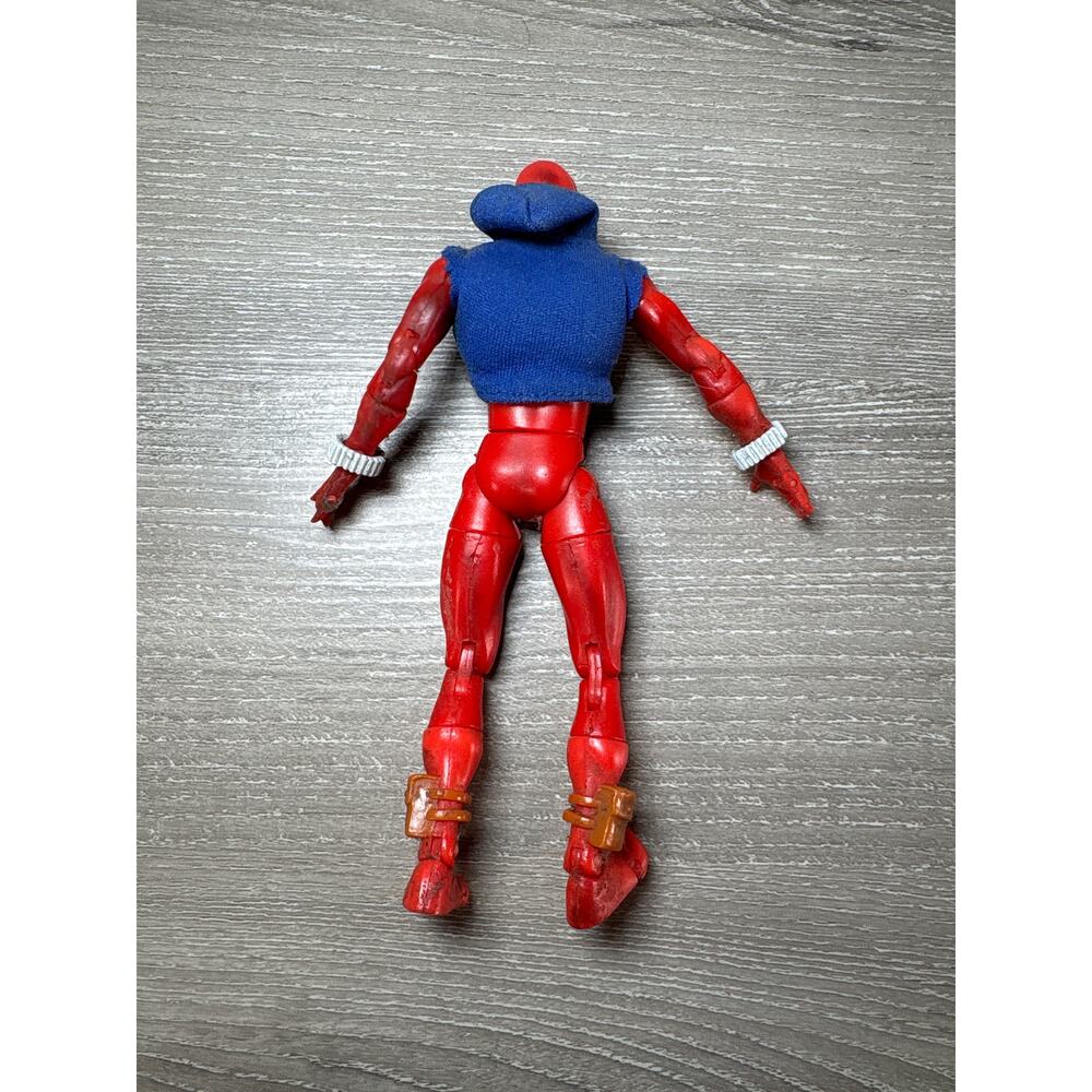 Marvel Scarlet Spider- Spider-Man‎ Action Figure- Blue Hoodie- 2001- EUC - Picture 3 of 4